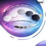 Chemi Photo Aid 1.60 Tròng Kính Đổi Màu Chống Ánh Sáng Xanh Chính Hãng