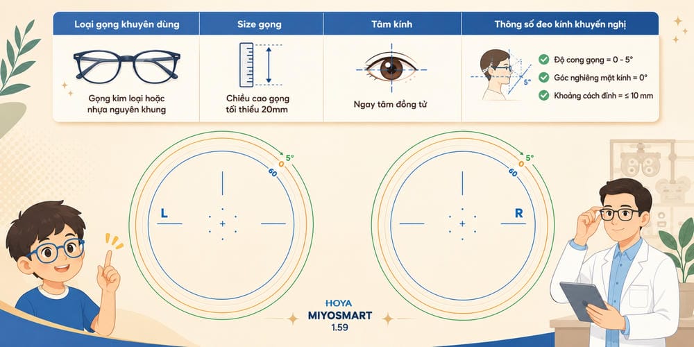 Hoya MiYOSMART 1.59 - 4 Sự Lựa Chọn Phù Hợp Cho Trẻ Em Cận Thị