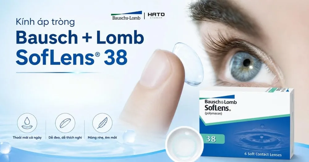 Tròng 3 Tháng Bausch & Lomb Soflens 38: Thoải Mái, Tiết Kiệm Và Dễ Sử Dụng