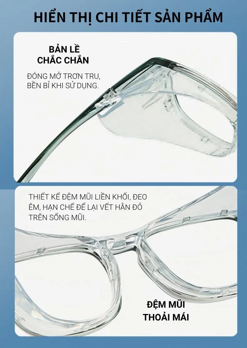 Kính Bảo Hộ Vangood 7777 - Lắp Được Tròng Theo Độ Tùy Chỉnh