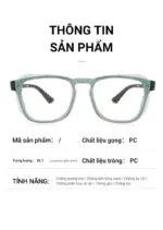 Kính Bảo Hộ Vangood 7777 - Lắp Được Tròng Theo Độ Tùy Chỉnh