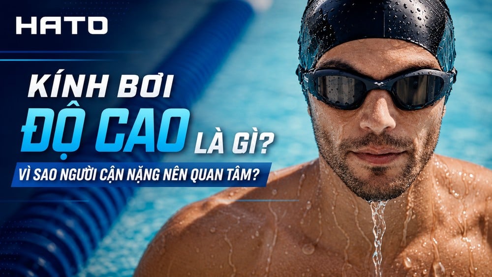 Kính bơi độ cao cho người cận nặng khi bơi