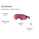 Oakley Radar Ev Pitch 0OO9211 Kính Mát Nửa Khung - Tem Chính Hãng Luxottica