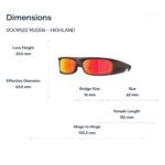Oakley Highland Players Collection 0OO9522 Kính Mát Thể Thao – Tem Chính Hãng Luxottica