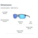 Oakley Wire Tap 2.0 0OO4145 Kính Mát Nửa Khung - Tem Chính Hãng Luxottica