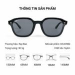 Ray-Ban 0RB4458D Kính Mát - Tem Chính Hãng Luxottica