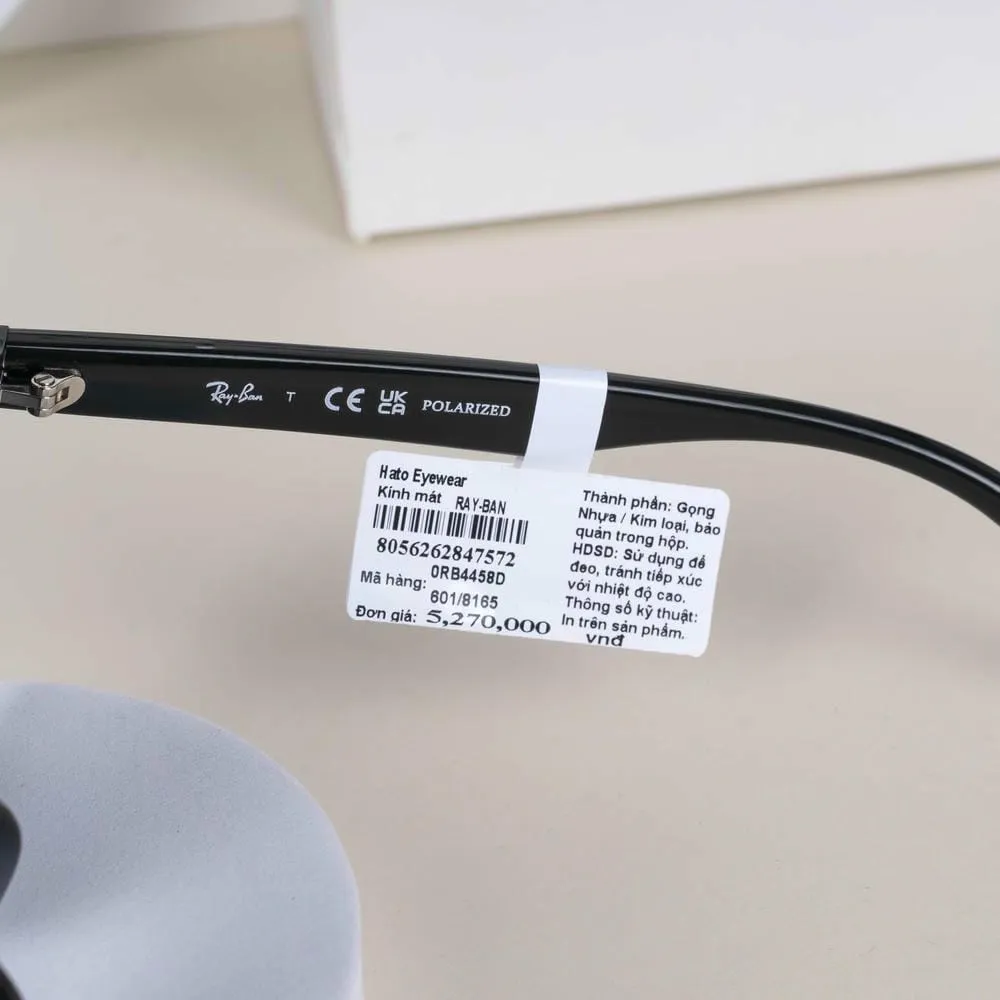 Ray-Ban 0RB4458D Kính Mát - Tem Chính Hãng Luxottica
