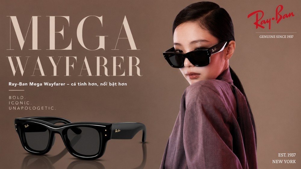 Jennie và Ray-Ban truyền cảm hứng xu hướng kính mát thời trang