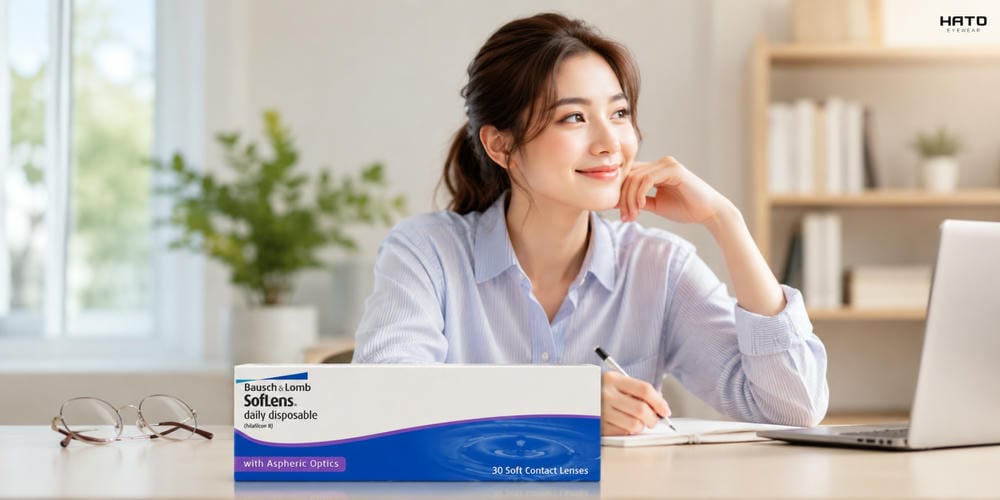 Kính áp tròng Bausch & Lomb Soflen Daily Disposable – Lens 1 Ngày Chính Hãng