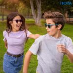 HOYA MiYOSMART 1.59 Chameleon Photochromic Tròng Kính Đổi Màu Kiểm Soát Cận Thị Trẻ Em - Chính Hãng