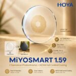 HOYA MiYOSMART 1.59 Chameleon Photochromic & Full Control Coating –Tròng Kính Đổi Màu Trẻ Em Chính Hãng