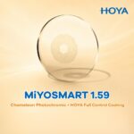 HOYA MiYOSMART 1.59 Chameleon Photochromic & Full Control Coating –Tròng Kính Đổi Màu Trẻ Em Chính Hãng