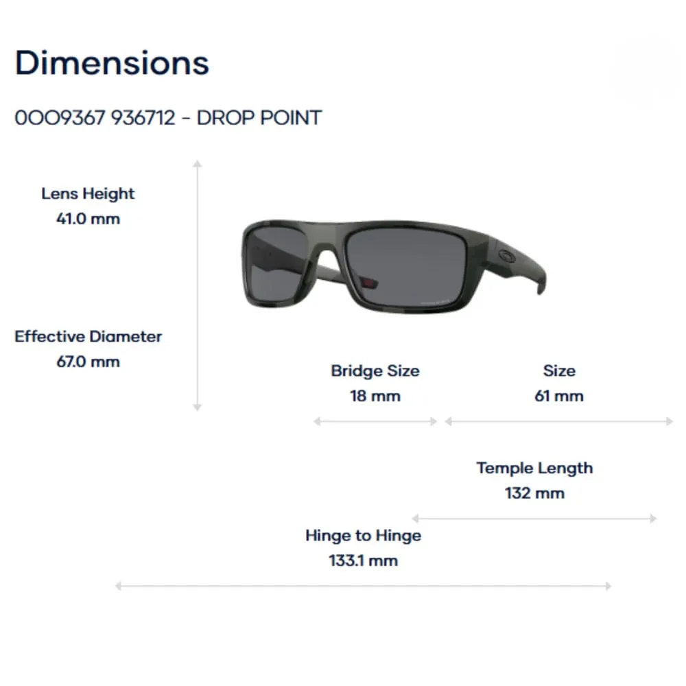 Oakely Drop Point 0OO9367 Kính Mát - Chính Hãng Luxottica
