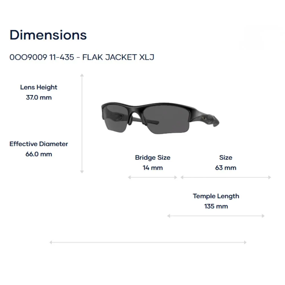 Oakley Flak jacket xlj 0OO9009 Kính Mát Thể Thao Nửa Khung - Tem Chính Hãng Luxottica