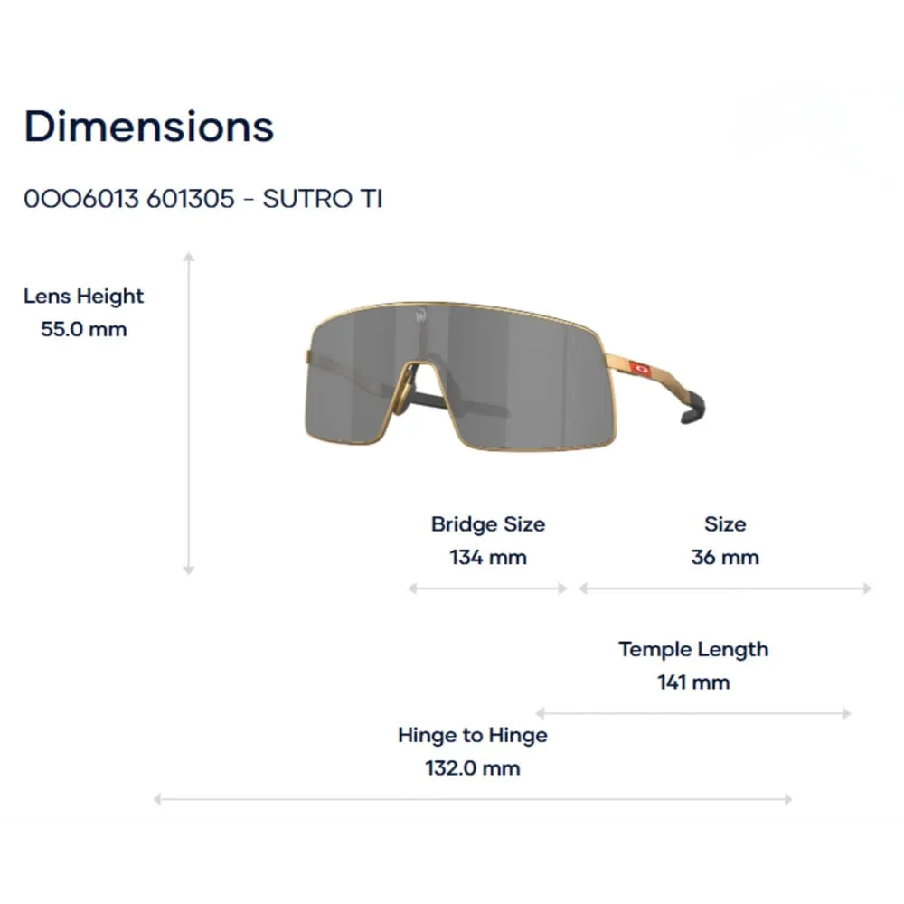 Oakley Sutro Ti 0OO6013 Kính Mát Thể Thao - Tem Chính Hãng Luxottica