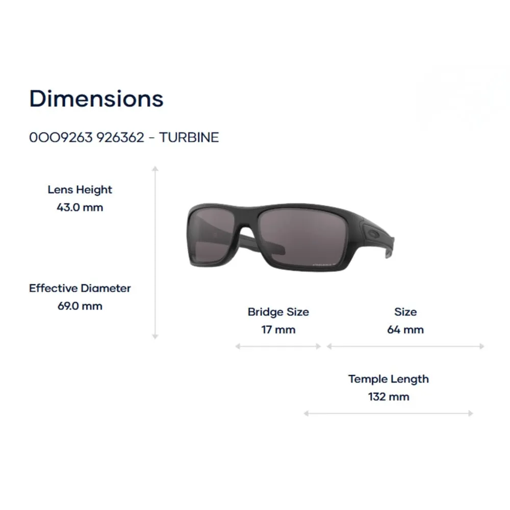 Oakley Turbine 0OO9263 Kính Mát - Tem Chính Hãng Luxottica