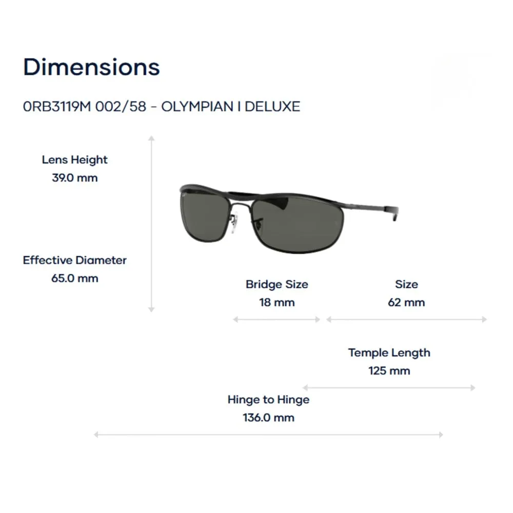 Ray-Ban x Disney Olympian i Deluxe 0RB3119M Kính Mát – Tem Chính Hãng Luxottica