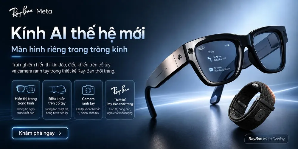 rayban meta display kính thông minh
