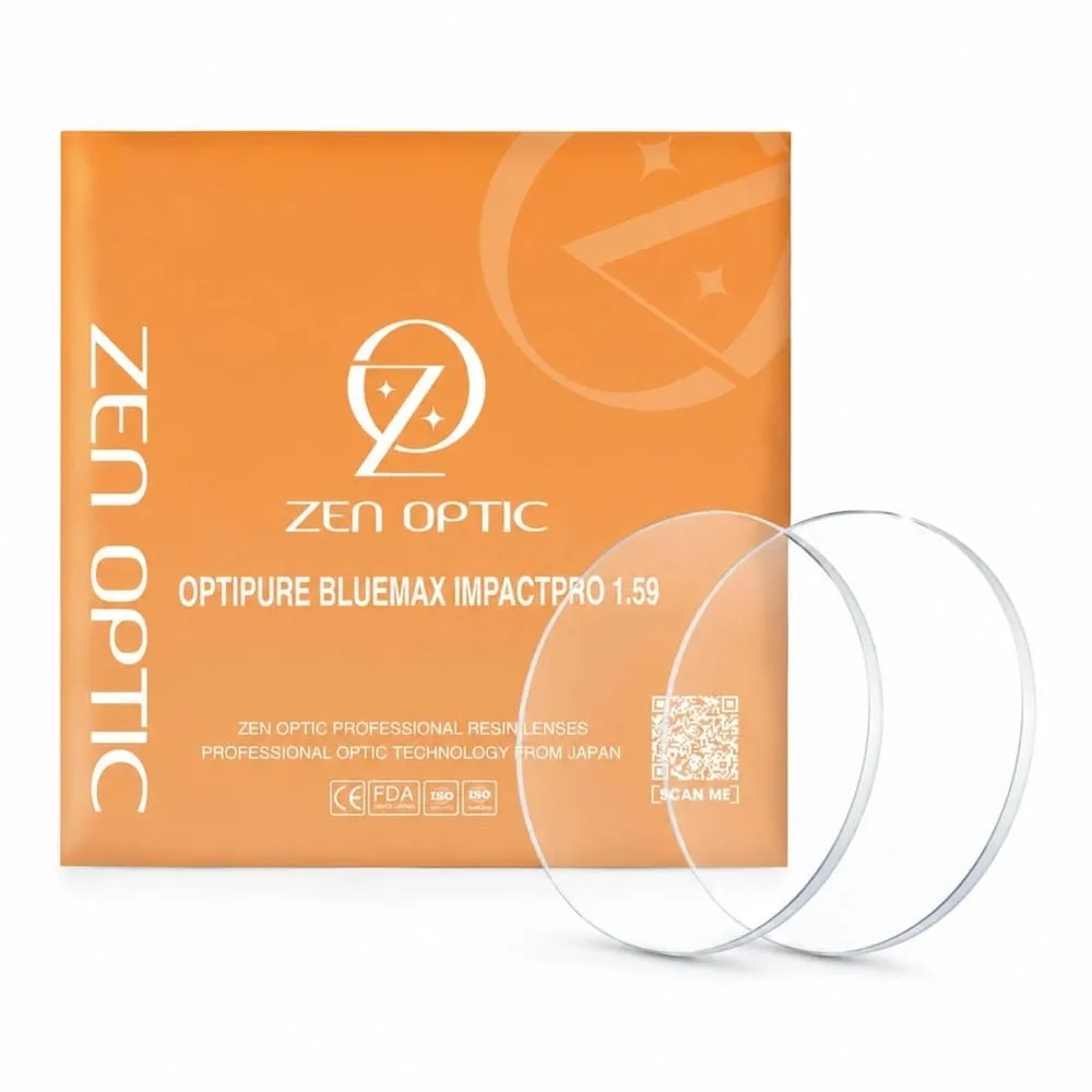 Tròng Kính Chống Bể Zen Optic Optipure Bluemax Impactpro 1.59 - Chính Hãng