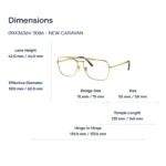 Ray-Ban New Caravan 0RX3636V Gọng Kính - Tem Chính Hãng Luxottica