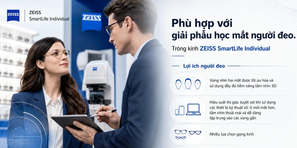 Tròng Kính ZEISS Có Tốt Không? Bảng Giá Và Cách Chọn Phù Hợp