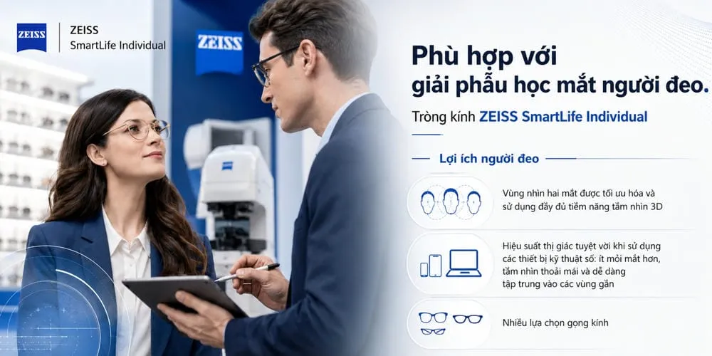 Tròng Kính ZEISS Có Tốt Không? Bảng Giá Và Cách Chọn Phù Hợp
