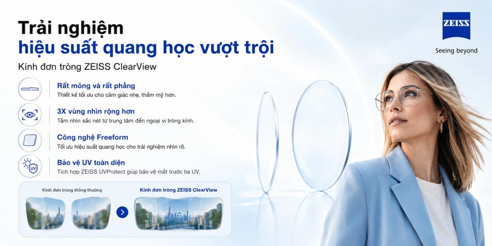 Tròng Kính ZEISS Có Tốt Không? Bảng Giá Và Cách Chọn Phù Hợp