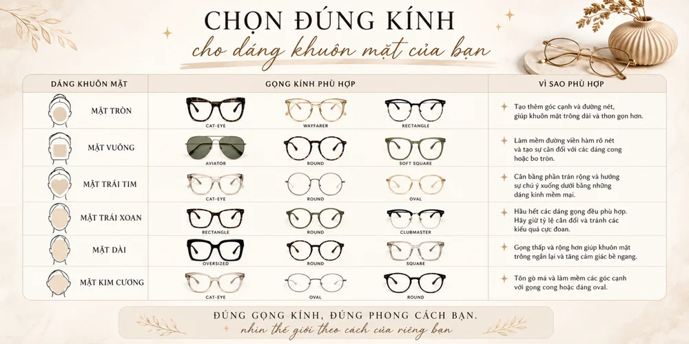 Xu Hướng Kính Mắt Thời Trang 2026 Có Gì Đột Phá?