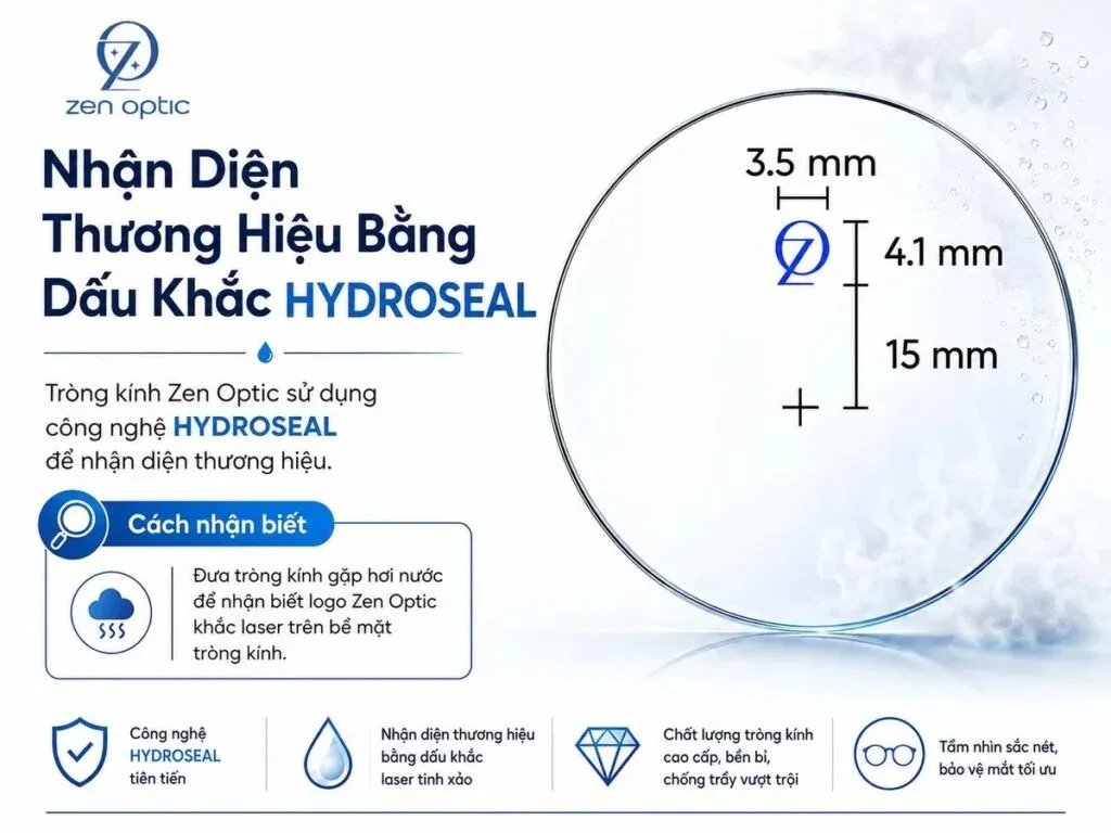 Tròng Kính Hai Tròng Đổi Màu Zen Optic Ultraphoto Bifocal 1.56 - Chính Hãng