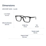 Ray-Ban Alain 0RX7239F Gọng Kính - Tem Chính Hãng Luxottica