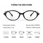 ExFash EF35451 Gọng kính Oval - Tem Chính Hãng 101