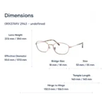 Ray-Ban 0RX3749V Gọng Kính Mắt Mèo – Tem Chính Hãng Luxottica