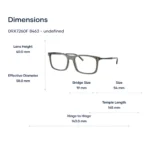 Ray-Ban 0RX7260F Gọng Kính - Tem Chính Hãng Luxottica
