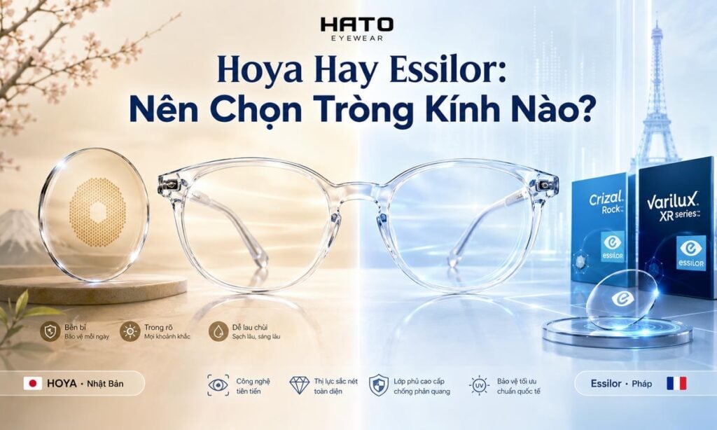 Nên Mua Tròng Kính Hoya Hay Essilor? So Sánh Chi Tiết Trước Khi Cắt Kính
