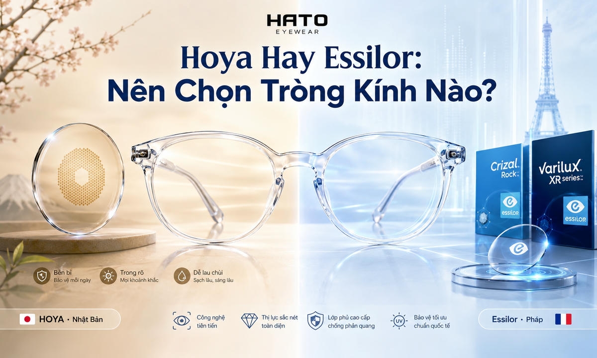 Nên Mua Tròng Kính Hoya Hay Essilor? So Sánh Chi Tiết Trước Khi Cắt Kính