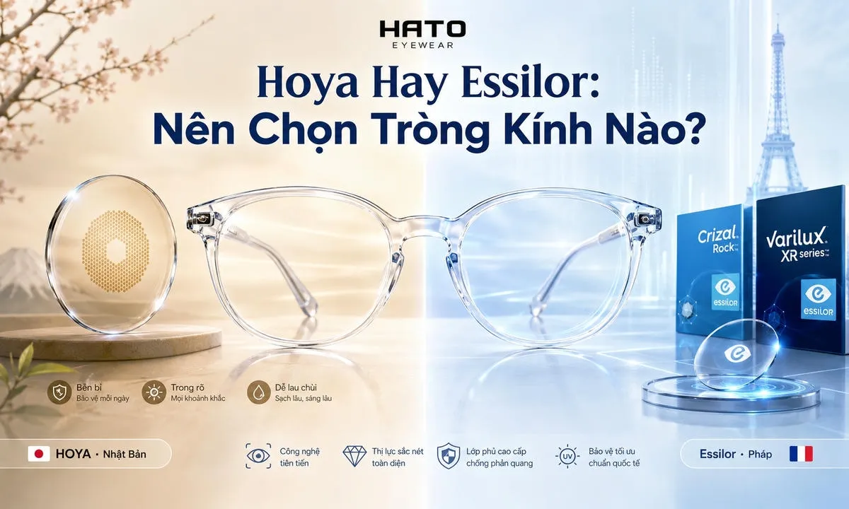 Nên Mua Tròng Kính Hoya Hay Essilor? So Sánh Chi Tiết Trước Khi Cắt Kính