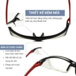 Kính Bảo Hộ Vangood 8182 – Lắp Được Tròng Theo Độ Tùy Chỉnh