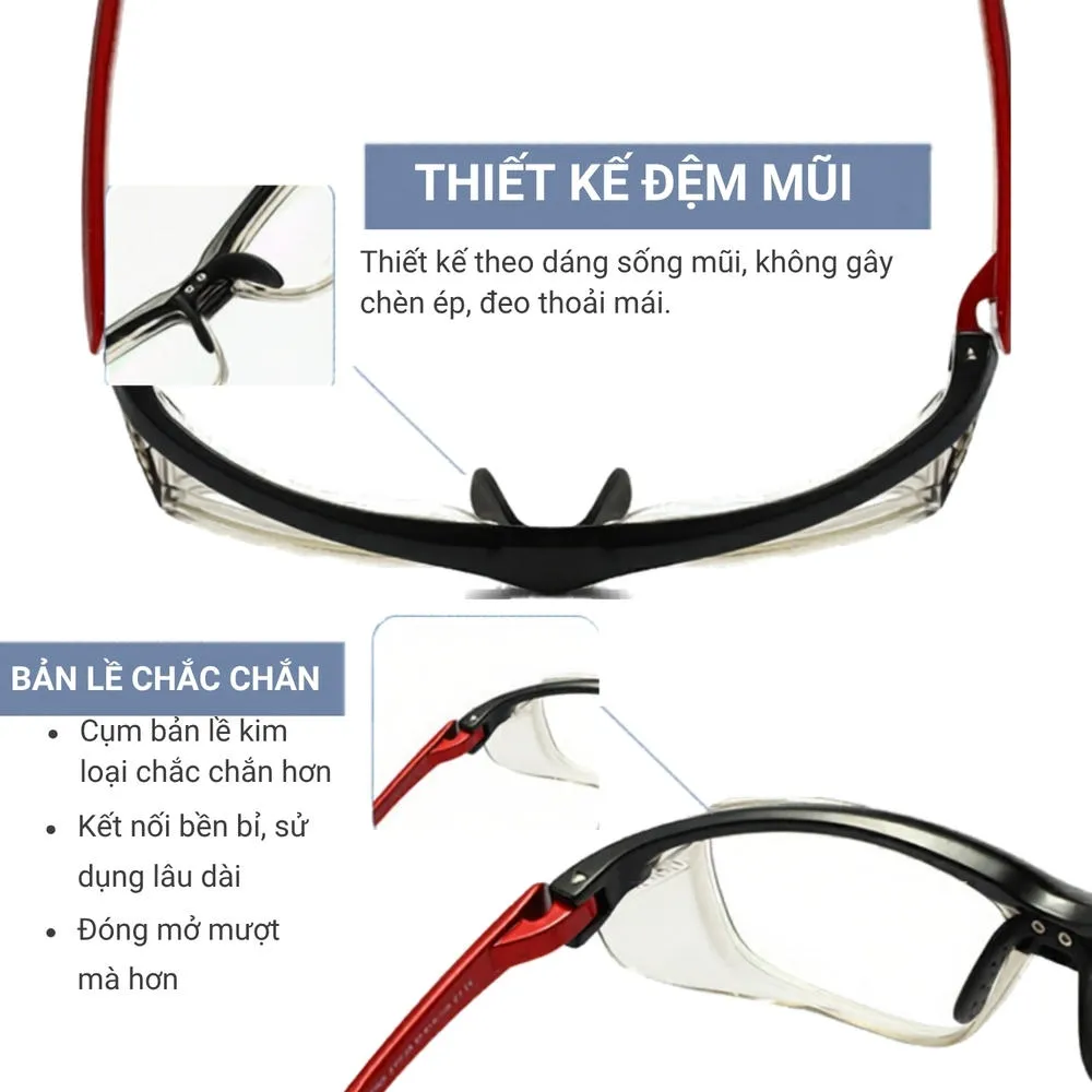 Kính Bảo Hộ Vangood 8182 – Lắp Được Tròng Theo Độ Tùy Chỉnh