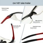 Kính Bảo Hộ Vangood 8182 – Lắp Được Tròng Theo Độ Tùy Chỉnh