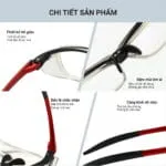 Kính Bảo Hộ Vangood 8182 – Lắp Được Tròng Theo Độ Tùy Chỉnh