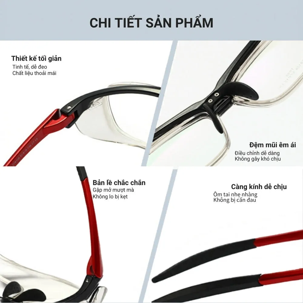 Kính Bảo Hộ Vangood 8182 – Lắp Được Tròng Theo Độ Tùy Chỉnh