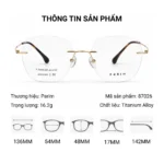 Parim 87026 Kính Không Gọng Titanium Alloy - Tem Chính Hãng 101