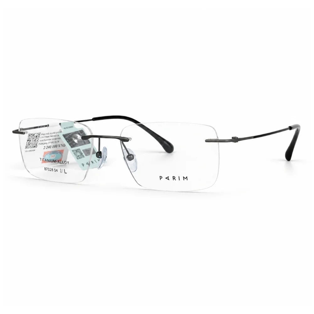 Parim 87028 Kính Không Gọng Titanium Alloy - Tem Chính Hãng 101
