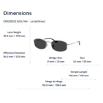 Ray-Ban 0RB3832 Kính Mát – Tem Chính Hãng Luxottica