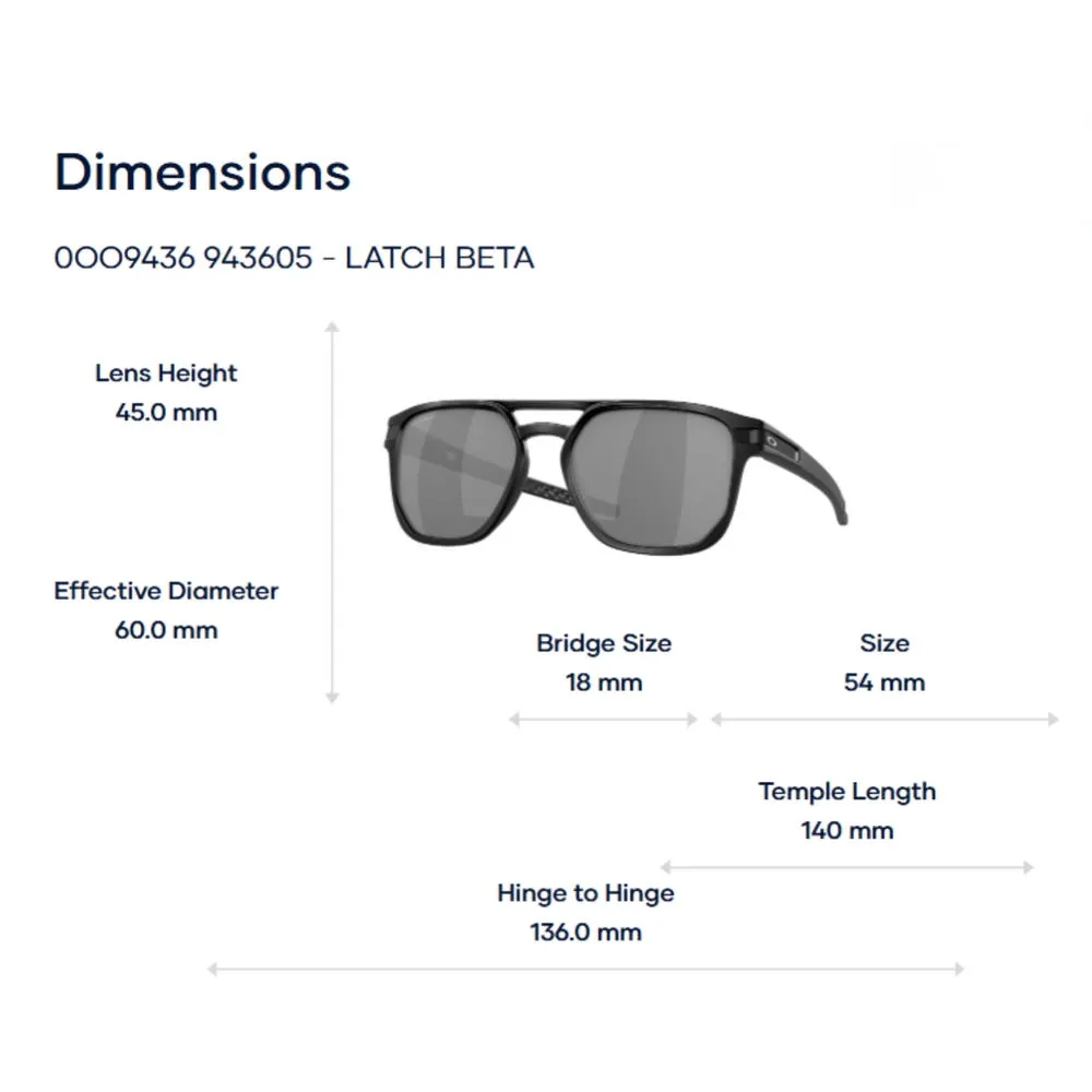 Oakely Latch Beta 0OO9436 Kính Mát Thể Thao - Tem Chính Hãng Luxottica