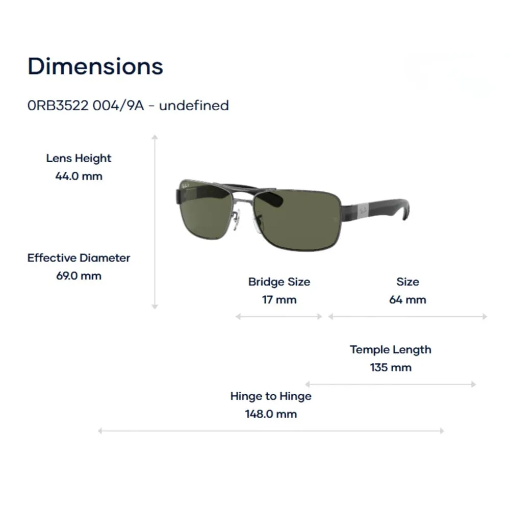 Kính Mát Ray-Ban 0RB3522 - Tem Chính Hãng Luxottica