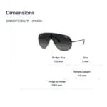 Ray-Ban Wings 0RB3597 Kính Mát - Tem Chính Hãng Luxottica