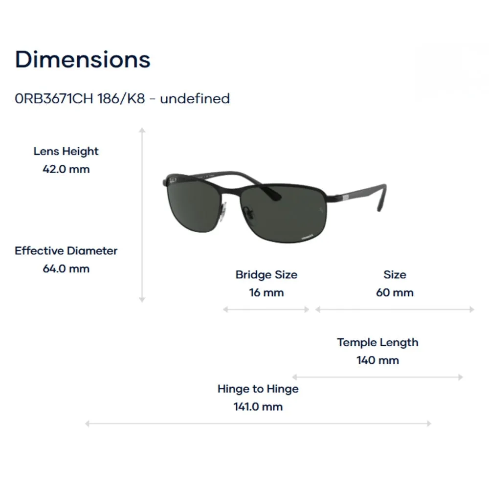 Ray-Ban Polarised+ 0RB3671CH Kính Mát – Tem Chính Hãng Luxottica