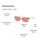 Ray-Ban Xime 0RB3730 Kính Mát Không Gọng – Tem Chính Hãng Luxottica