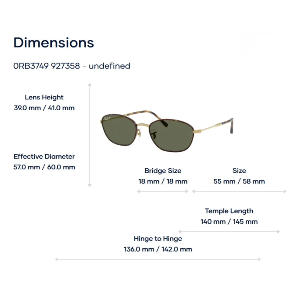 Ray-Ban 0RB3749 Kính Mát – Tem Chính Hãng Luxottica